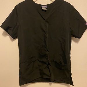 Black scrub top